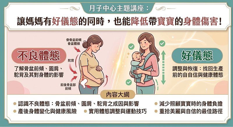 儀態變美、身體不痛，媽媽的產後大翻新